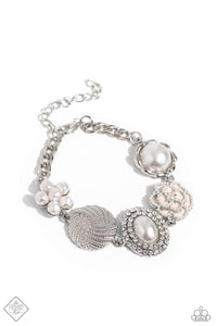 Cultivated Charm - White Bracelet - Paparazzi