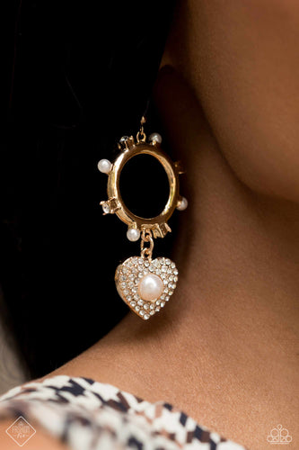 Romantic Relic - Gold Earrings - Paparazzi