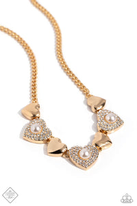 Ardent Antique - Gold Necklace - Paparazzi