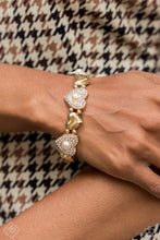 Load image into Gallery viewer, Heartfelt Heirloom - Gold Bracelet - Paparazzi