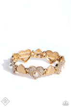 Load image into Gallery viewer, Heartfelt Heirloom - Gold Bracelet - Paparazzi