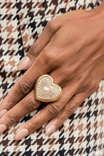 Load image into Gallery viewer, Heartfelt Heritage - Gold Ring - Paparazzi