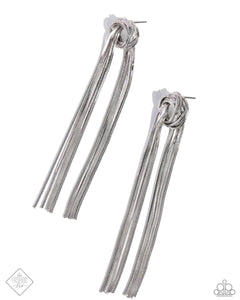 All STRANDS On Deck - Silver Earrings - Paparazzi