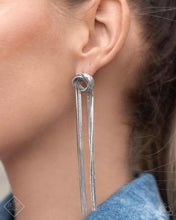 Load image into Gallery viewer, All STRANDS On Deck - Silver Earrings - Paparazzi