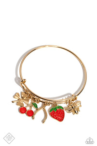 Fruit Freestyle - Gold Bracelet - Paparazzi