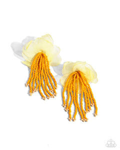 Cinderella Charisma - Orange Earrings - Paparazzi