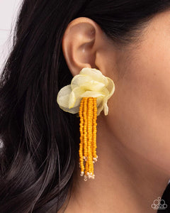 Cinderella Charisma - Orange Earrings - Paparazzi