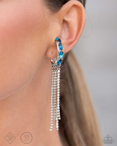 Feminine Fascination - Blue Earrings - Paparazzi