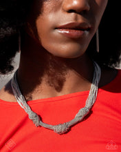 Load image into Gallery viewer, Copious Command - Silver Necklace - Paparazzi