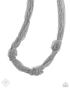 Copious Command - Silver Necklace - Paparazzi