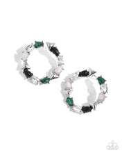 Load image into Gallery viewer, Triangular Talent - Green Earrings - Paparazzi