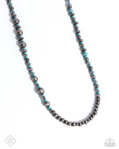 Daring Desert - Blue Necklace - Paparazzi