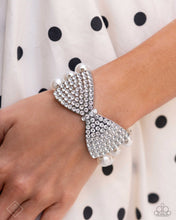 Load image into Gallery viewer, Dashing Demeanor - White Bracelet - Paparazzi