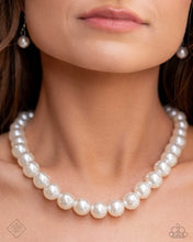 Load image into Gallery viewer, Dashing Definition - White Necklace - Paparazzi