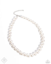 Load image into Gallery viewer, Dashing Definition - White Necklace - Paparazzi