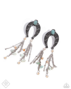 Sahara Sway - Blue Earrings - Paparazzi