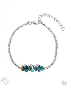 Feminine Faith - Blue Bracelet - Paparazzi