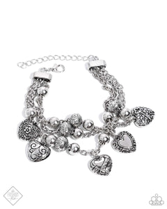 Romantic Relationship - Silver Bracelet - Paparazzi