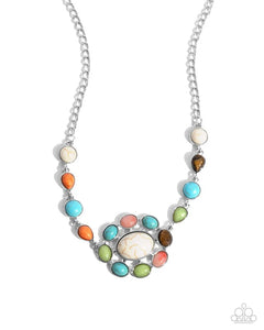 Enigmatic Ease - Multi Necklace - Paparazzi