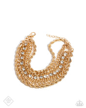 Load image into Gallery viewer, Executive Extravagance - Gold Bracelet - Paparazzi