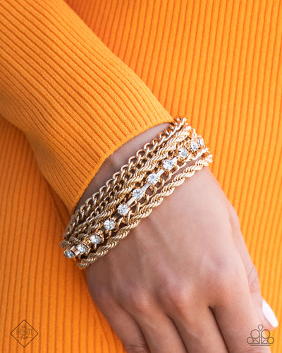 Executive Extravagance - Gold Bracelet - Paparazzi