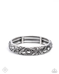 Enchanting Entrant - Silver Bracelet - Paparazzi