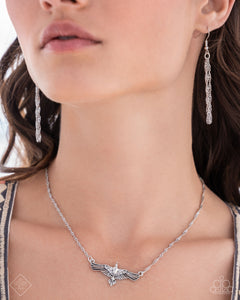 Eagle Exception - Silver Necklace - Paparazzi