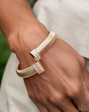 Load image into Gallery viewer, Tailored Transit - Gold Bracelet - Paparazzi