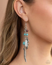 Load image into Gallery viewer, Restful Runway - Blue Earrings - Paparazzi