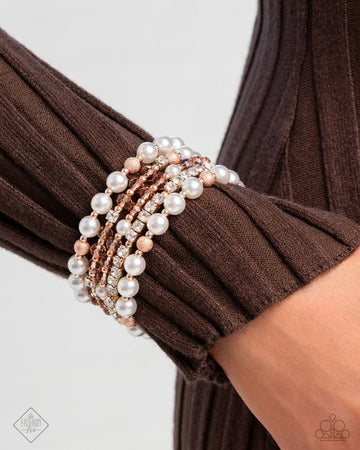 To An Elegant Extent - Rose Gold Bracelet - Paparazzi