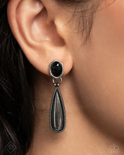 Load image into Gallery viewer, Festival Fame - Black Earrings - Paparazzi