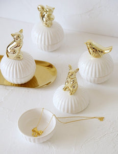 Animal Figurine Jewelry Box Home Decor Crafts