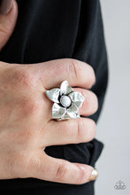 Load image into Gallery viewer, Ask For Flowers - White Ring - Paparazzi