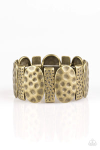 Cave Cache - Brass Bracelet - Paparazzi