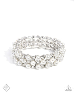 Cosmetic Character - White Bracelet - Paparazzi