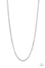 Load image into Gallery viewer, Courtside Couture - Silver Men&#39;s Necklace - Paparazzi