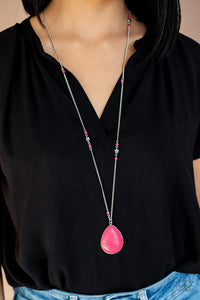 Desert Meadow - Pink Necklace - Paparazzi