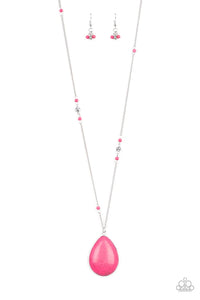 Desert Meadow - Pink Necklace - Paparazzi