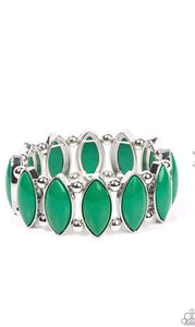 Cry me a RIVERA - Green Bracelet - Paparazzi