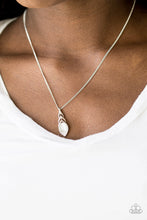 Load image into Gallery viewer, First Class Flier - White Necklace - Paparazzi