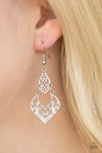 Load image into Gallery viewer, Genie Grotto - Silver Earrings - Paparazzi