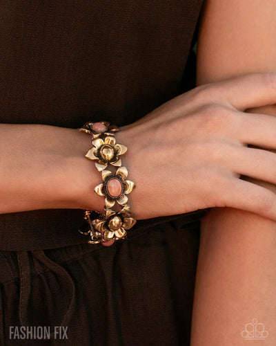 Genuine Grounding - Orange Bracelet - Paparazzi