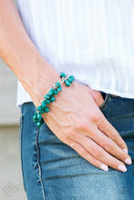 Load image into Gallery viewer, Malibu Masquerade - Green Bracelet - Paparazzi