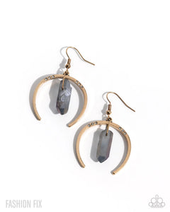 Masterful Model - Gold Earrings - Paparazzi