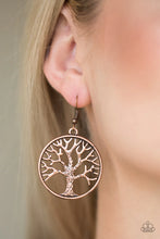 Load image into Gallery viewer, My TREEHOUSE Is Your TREEHOUSE - Copper Earrings - Paparazzi