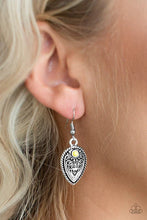 Load image into Gallery viewer, Distance PASTURE - Yellow Earrings - Paparazzi