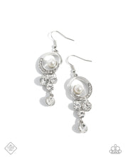 Load image into Gallery viewer, Perfect Paradigm - White Earrings - Paparazzi