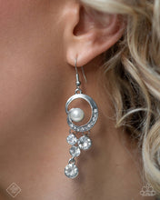 Load image into Gallery viewer, Perfect Paradigm - White Earrings - Paparazzi