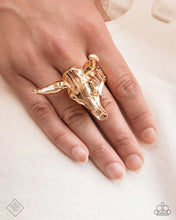 Load image into Gallery viewer, Texan Tutor - Gold Ring - Paparazzi