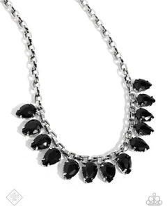 Vicious Vibrancy - Black Necklace - Paparazzi